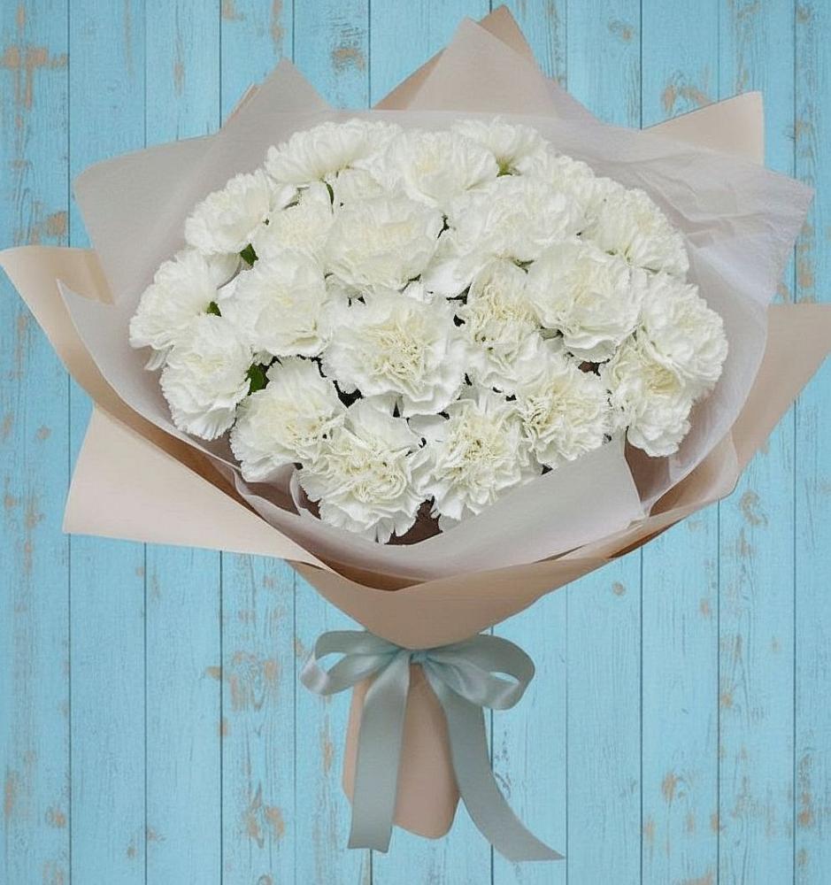 Букет цветов из: Гвоздики в Бакчаре