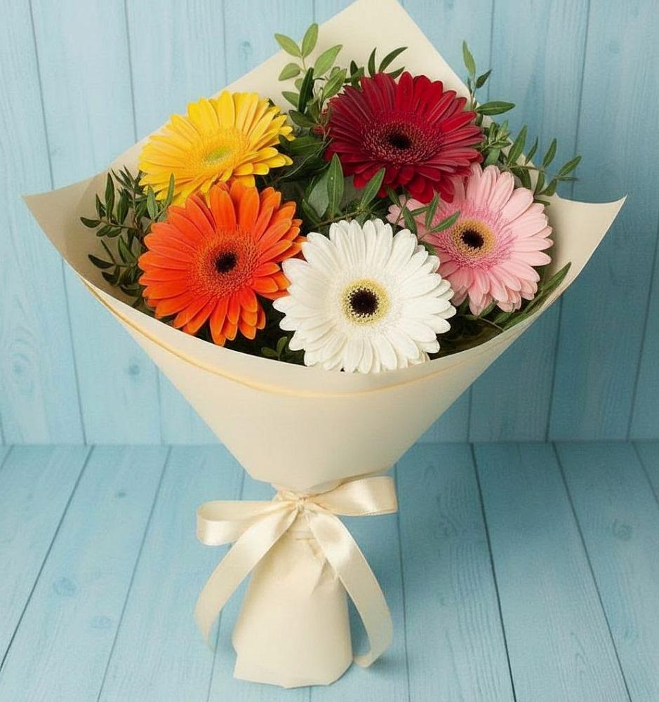 Букет цветов из: Герберы в Бакчаре