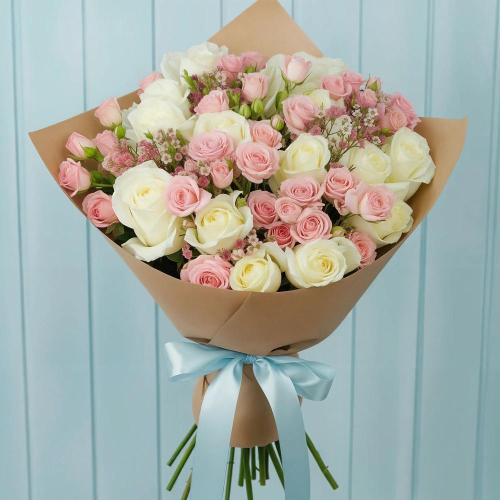 Букет цветов из: Розы в Бакчаре