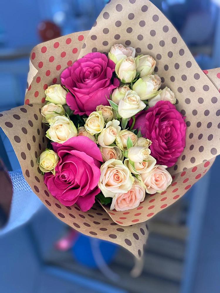 Букет цветов из: Розы в Бакчаре