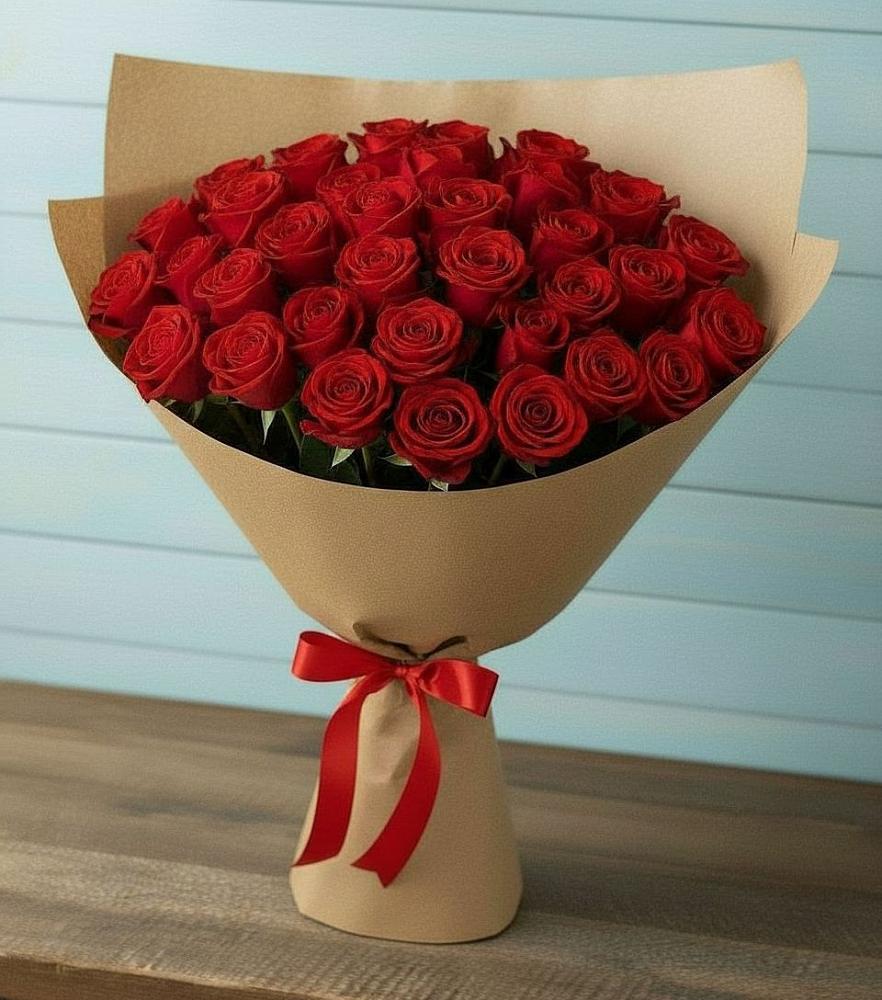 Букет Красные розы Милано в Бакчаре