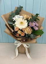 Букет цветов из:  Герберы и Хризантемы #REPLACE_PRED# Бакчаре
