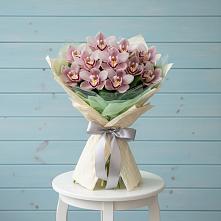 Букет 11 орхидей в Бакчаре Букет цветов из:  Орхидеи и Розы в Бакчаре