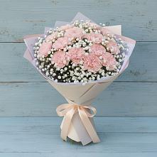 Букет цветов из:  Гвоздики #REPLACE_PRED# Бакчаре