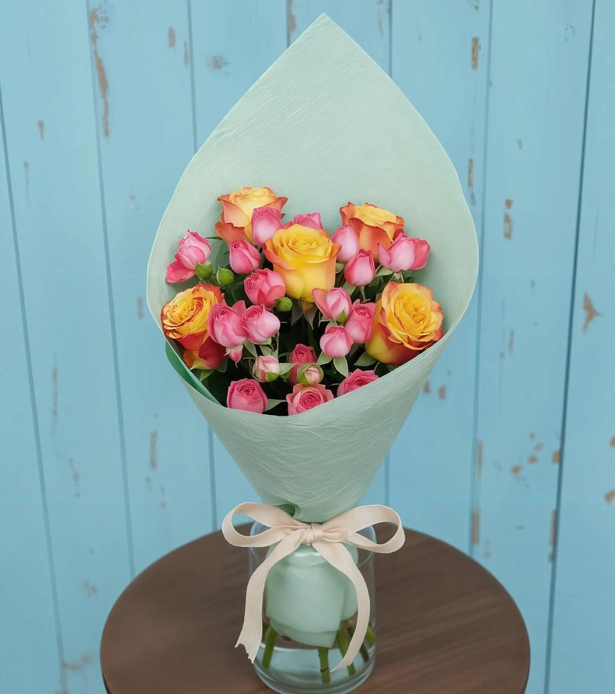 Букет цветов из: Розы в Бакчаре