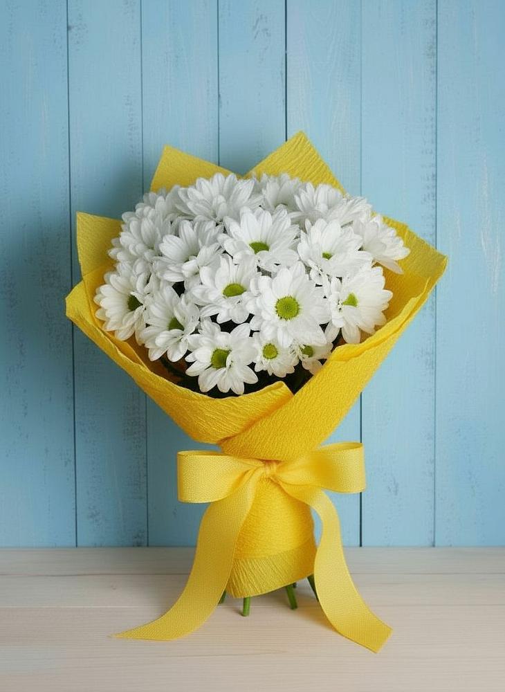Букет цветов из: Хризантемы в Бакчаре