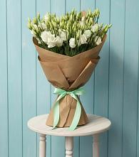 Букет цветов из:  Лизиантусы в Бакчаре