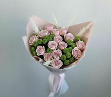 Букет цветов из:  Розы и Хризантемы в Бакчаре