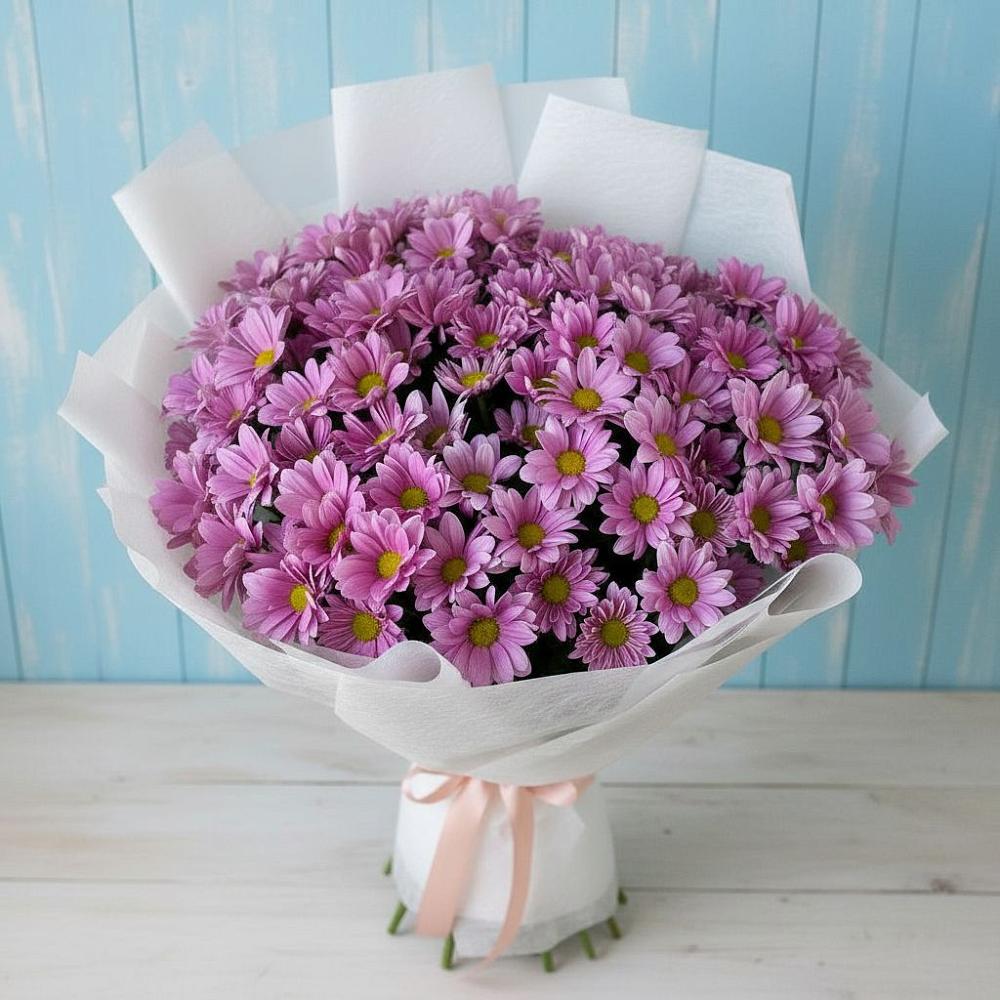 Букет цветов из: Хризантемы в Бакчаре