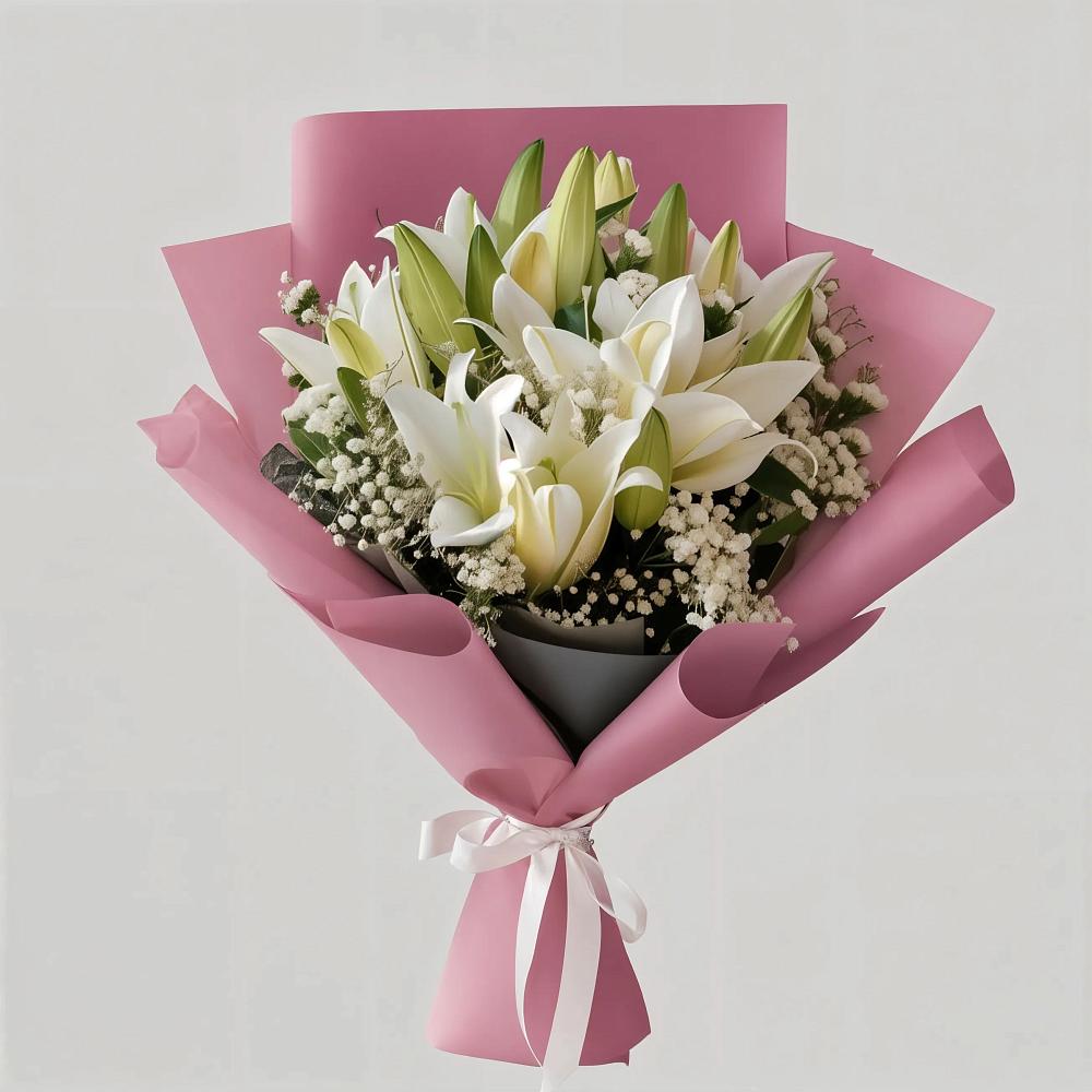 Букет цветов из: Лилии в Бакчаре