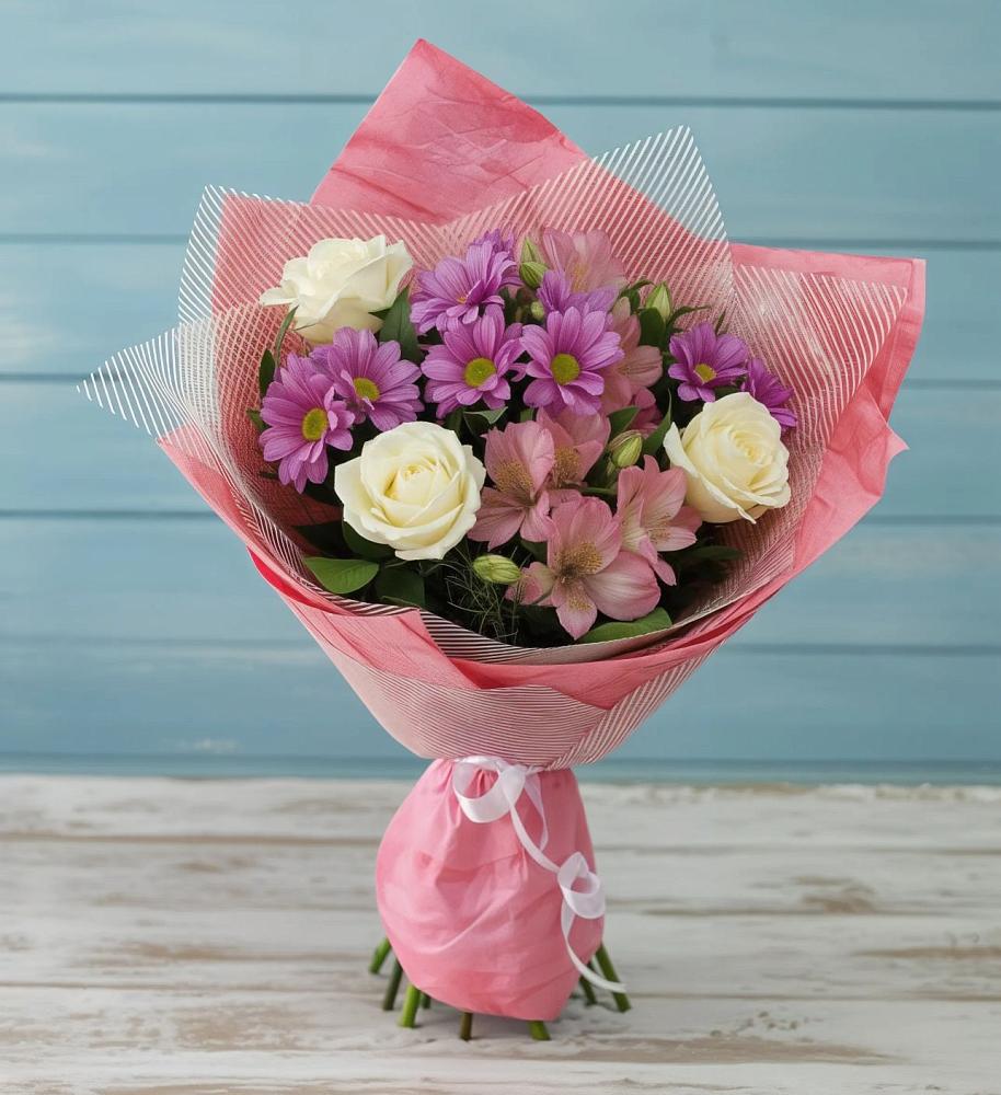 Букет цветов из: Герберы в Бакчаре