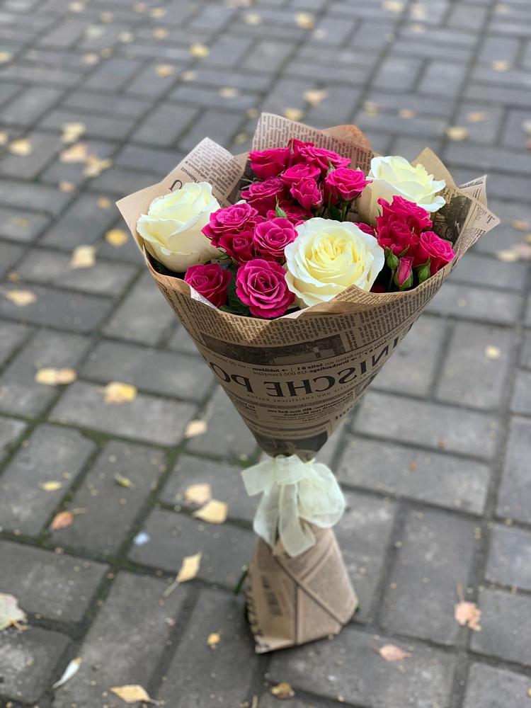 Букет цветов из: Розы в Бакчаре