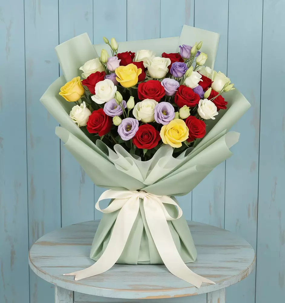 Букет цветов из: Розы в Бакчаре