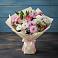 Букет цветов из: Хризантемы, Альстромерии и Розы в Бакчаре
